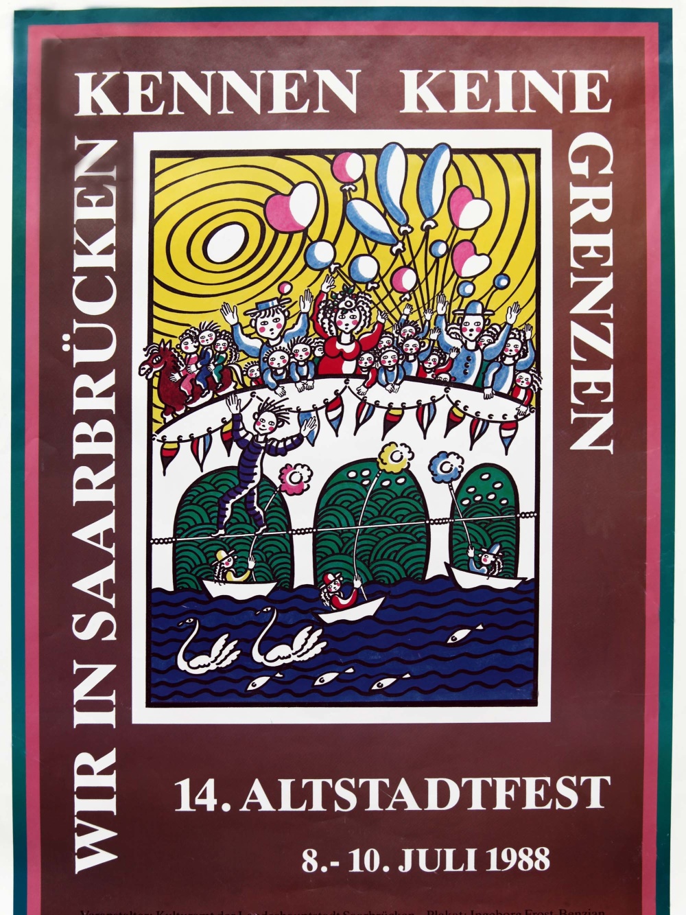 Historische Plakate zum Saarbrücker Altstadtfest