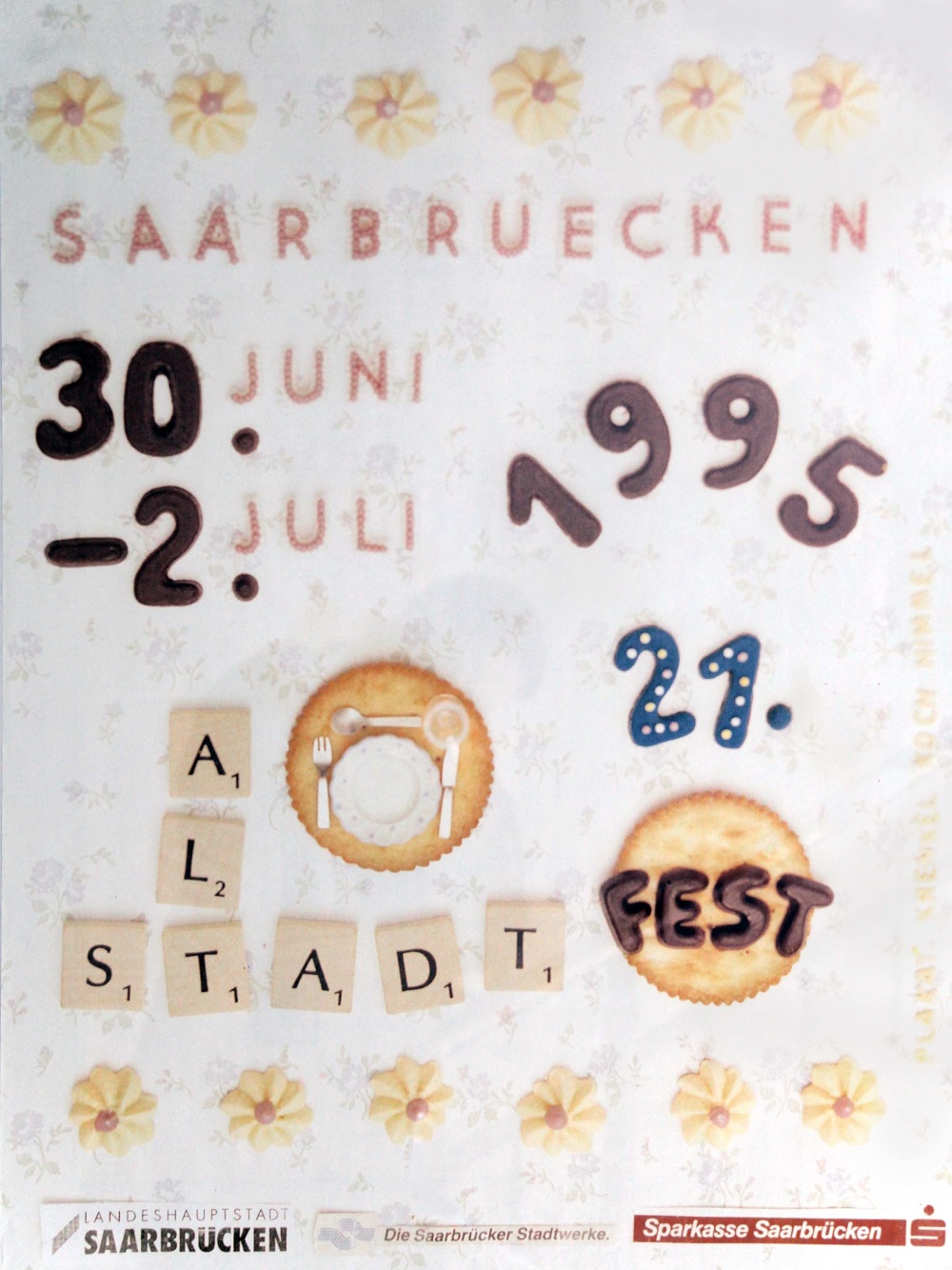 Historische Plakate zum Saarbrücker Altstadtfest
